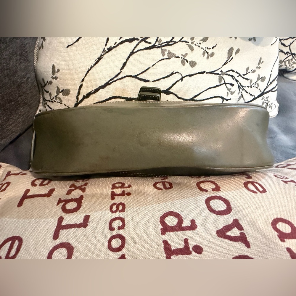 Coach Vintage Suede Leather Trim Silver Hardware Handbag - Picture 5 of 9